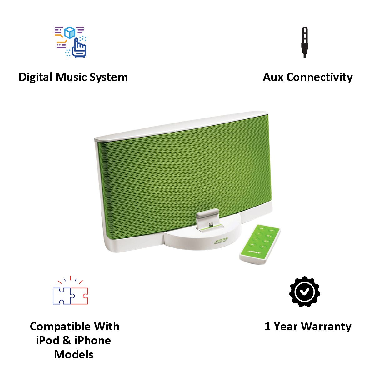 Buy Bose SoundDock Digital Music System (Series III, Green) Online